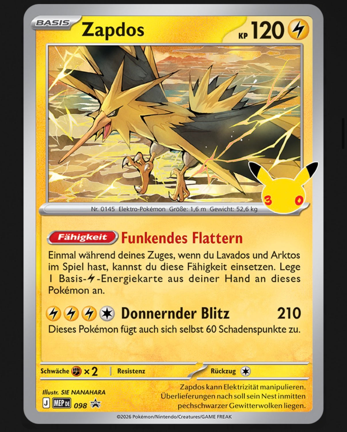 Pokémon-Sammelkartenspiel: Poster-Kollektion 30 Jahre
